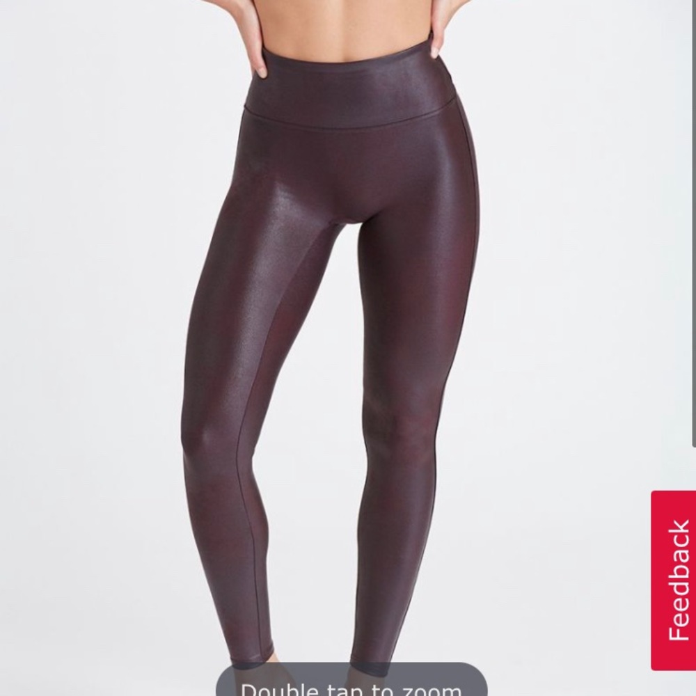 SPANX faux leather legging